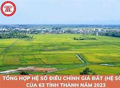 Hệ Số Điều Chỉnh Giá Đất Cần Thơ Năm 2023