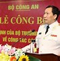 Thứ Trưởng Bộ Công An Mới Là Ai